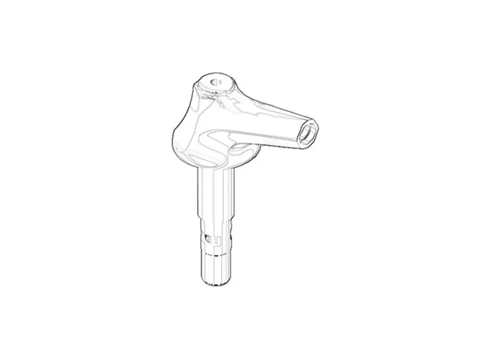 DORNBRACHT Auslauf für Bidet ERSATZTEILE 04113608100 125 x 186 x 65 mm Chrom, 04113608100-00 Galeriebild 1